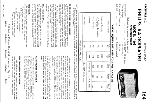 Quartet 164; Philips Australia (ID = 2174277) Radio