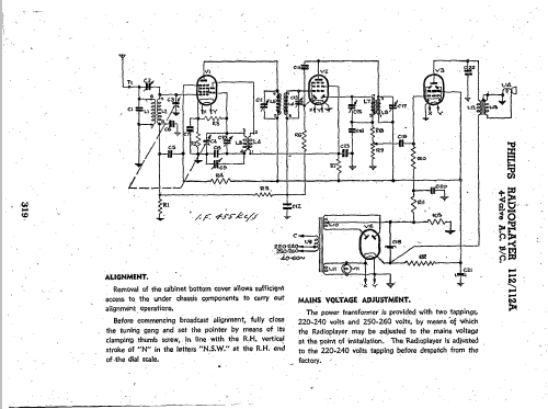 Radioplayer 112A; Philips Australia (ID = 1386586) Radio