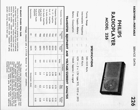 Goldcoaster Transistor 7 226; Philips Australia (ID = 1776062) Radio