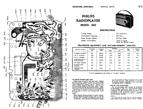 Transistor 'Town and Country' 200; Philips Australia (ID = 2934115) Radio