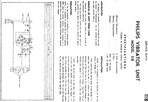 Vibrator unit 118; Philips Australia (ID = 1676202) Fuente-Al