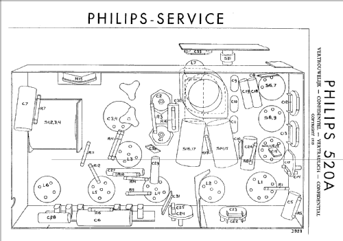 520A; Philips Belgium (ID = 2583259) Radio