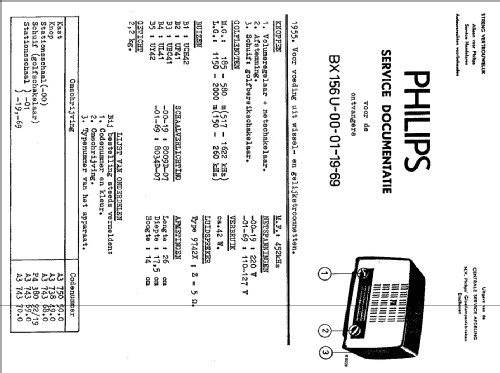 BX156U ; Philips Belgium (ID = 2390760) Radio