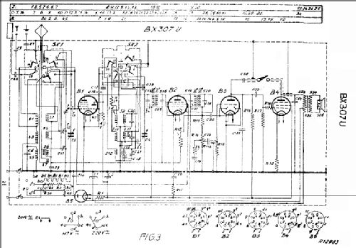 BX307U; Philips Belgium (ID = 2359537) Radio