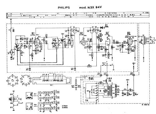 N3X94V /69; Philips Belgium (ID = 2697406) Car Radio