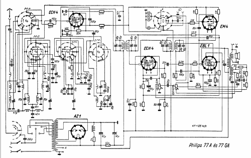 77GA; Philips Hungary, (ID = 234813) Radio