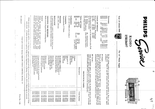 Maestro II 15RB697; Philips; India (ID = 2020260) Radio