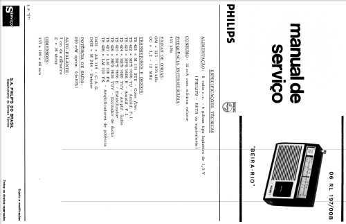 Beira-Rio 06RL197; Philips do Brasil S. (ID = 1485051) Radio