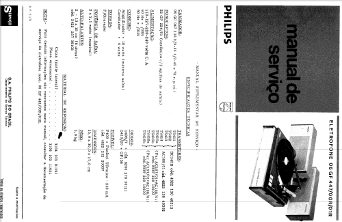 06GF447 /00R /01R; Philips do Brasil S. (ID = 2170297) Sonido-V