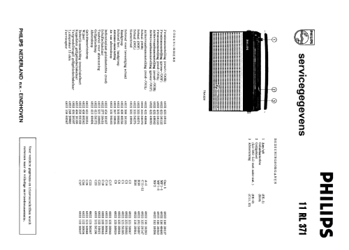 11RL371; Philips; Eindhoven (ID = 1323209) Radio