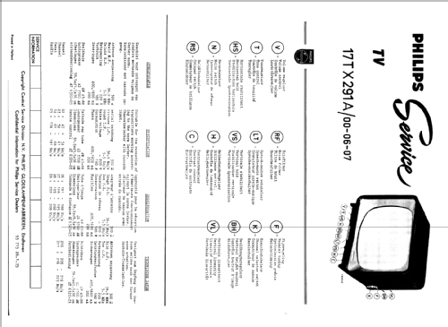 17TX291A /02; Philips; Eindhoven (ID = 1618646) Television