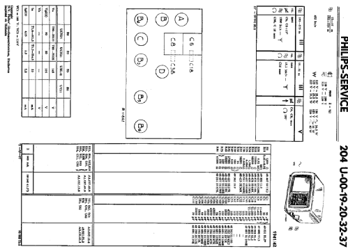 Philetta II 204U-19; Philips; Eindhoven (ID = 1923985) Radio