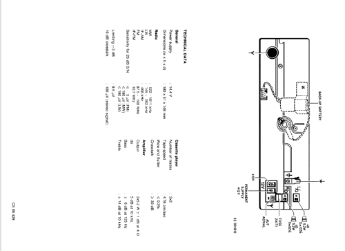 22AC740 /00; Philips; Eindhoven (ID = 845715) Car Radio