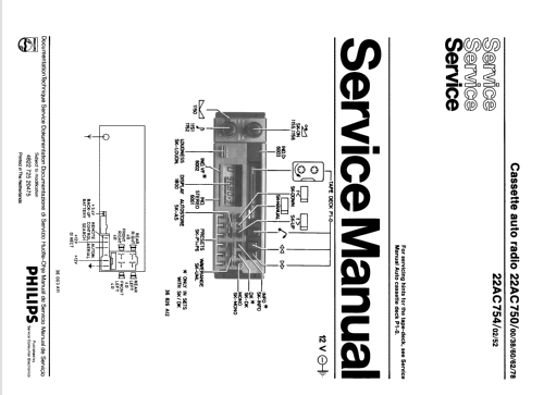 22AC750 /00; Philips; Eindhoven (ID = 857825) Autoradio