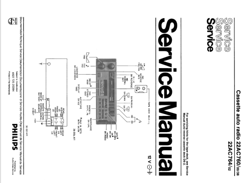 22AC760 /00; Philips; Eindhoven (ID = 1054791) Car Radio