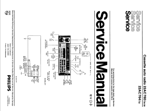 22AC760 /00; Philips; Eindhoven (ID = 1054792) Car Radio