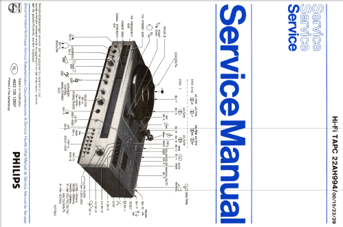 22AH994 /22; Philips; Eindhoven (ID = 1322934) Radio