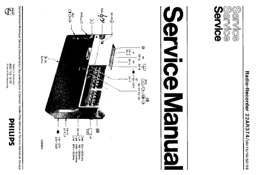 22AR374 /00 /19; Philips; Eindhoven (ID = 2540066) Radio