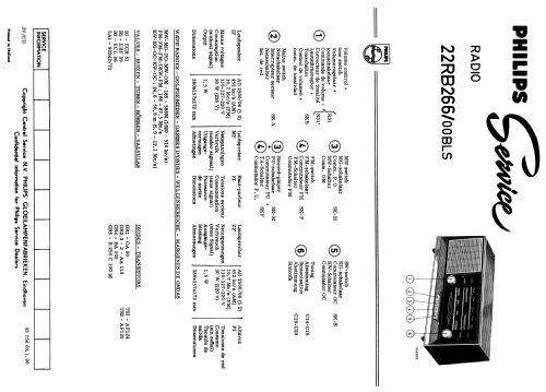 22RB266 /00B; Philips - Österreich (ID = 1830837) Radio