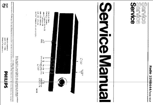 22RB444; Philips; Eindhoven (ID = 986408) Radio