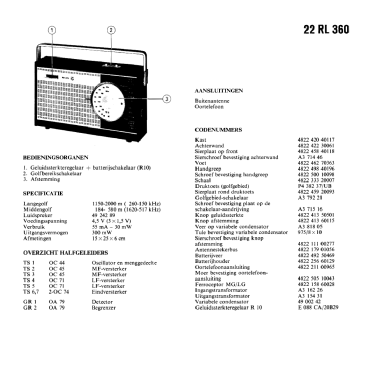 22RL360; Philips; Eindhoven (ID = 2747400) Radio