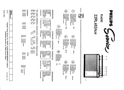 22RL462 /62R; Philips; Eindhoven (ID = 890235) Radio