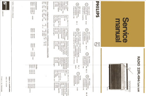 22RL494 /22R; Philips; Eindhoven (ID = 1507268) Radio