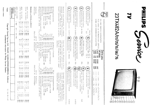 23TX482A /16 /66 /76; Philips; Eindhoven (ID = 1513099) Television