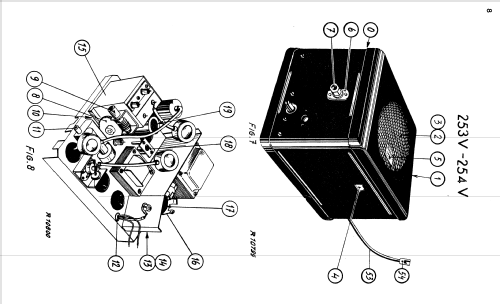 253V; Philips; Eindhoven (ID = 2518265) Car Radio