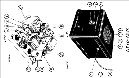 254V; Philips; Eindhoven (ID = 36263) Car Radio