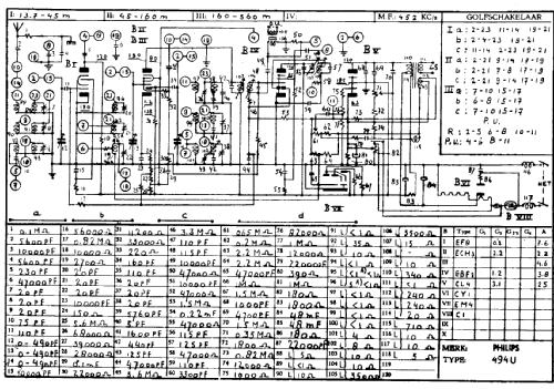 494U; Philips; Eindhoven (ID = 1586286) Radio