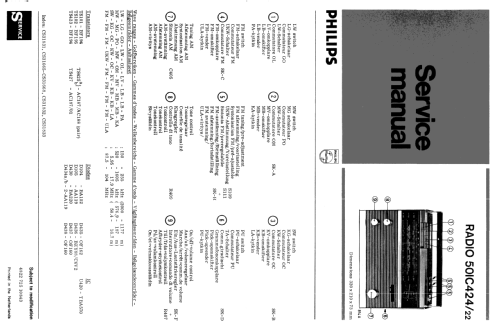 50IC424 /22; Philips; Eindhoven (ID = 2599744) Radio