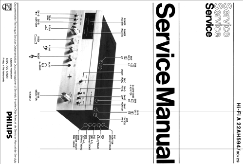 594 22AH594 /00 /29; Philips; Eindhoven (ID = 1824914) Ampl/Mixer