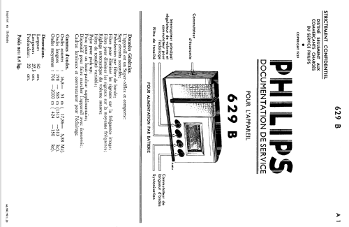 629B-32; Philips; Eindhoven (ID = 1532065) Radio