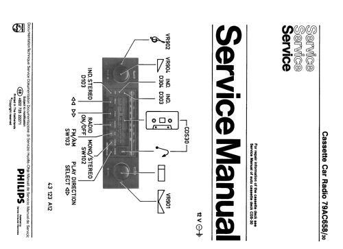 79AC658 /30; Philips; Eindhoven (ID = 1095086) Car Radio