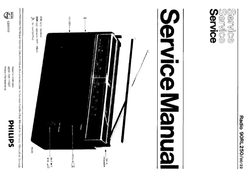 90RL250 /00; Philips; Eindhoven (ID = 1113004) Radio