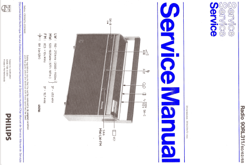 90RL311 /60; Philips; Eindhoven (ID = 1504147) Radio