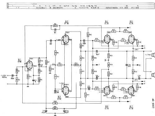 Hi-Fi Endverstärker AG9007; Philips; Eindhoven (ID = 285369) Ampl/Mixer