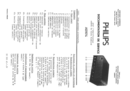 AG9014/02M; Philips; Eindhoven (ID = 967182) Ampl/Mixer