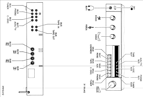 Amplifier F4132 /00 /05 /10; Philips; Eindhoven (ID = 2024094) Verst/Mix