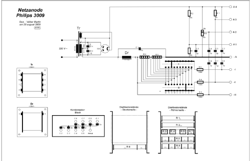 Anodenspannungsapparat 3009; Philips; Eindhoven (ID = 654434) Power-S