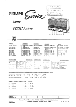 B3X38A; Philips; Eindhoven (ID = 2863446) Radio