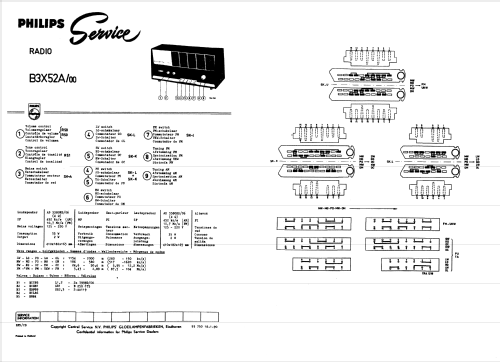 B3X52A; Philips; Eindhoven (ID = 1523647) Radio