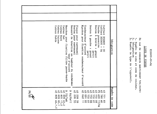 B3X80U /00 /04; Philips; Eindhoven (ID = 1619409) Radio