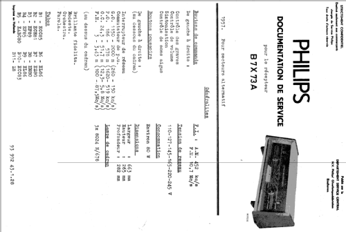 B7X73A; Philips; Eindhoven (ID = 1625488) Radio