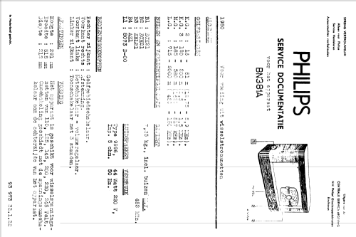 BN381A; Philips; Eindhoven (ID = 2296476) Radio