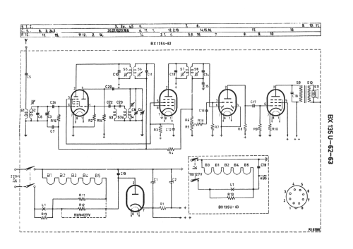 BX135U /62 /63; Philips; Eindhoven (ID = 1967022) Radio