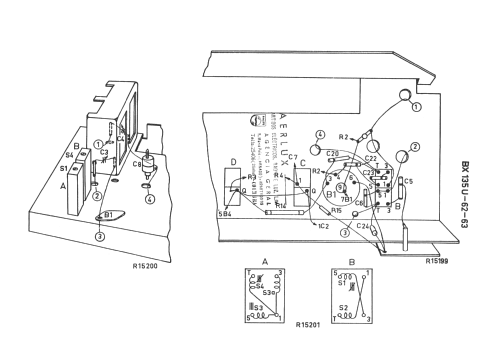 BX135U /62 /63; Philips; Eindhoven (ID = 1967023) Radio