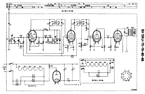 BX135U /75 /85; Philips; Eindhoven (ID = 1630401) Radio