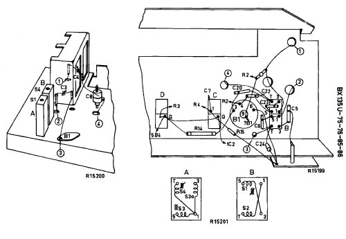 BX135U /75 /85; Philips; Eindhoven (ID = 1630404) Radio